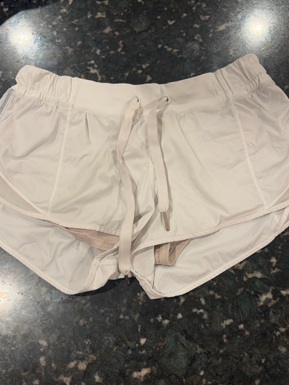 lululemon athletica Pale Pink Athletic Short with Inner Liner